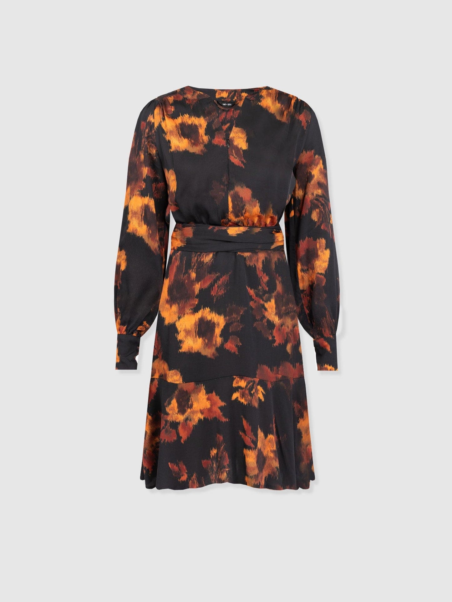 Mini Adaline Zip Up Dress - Autumn Floral
