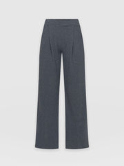 Camden Wide Leg Pant - Charcoal