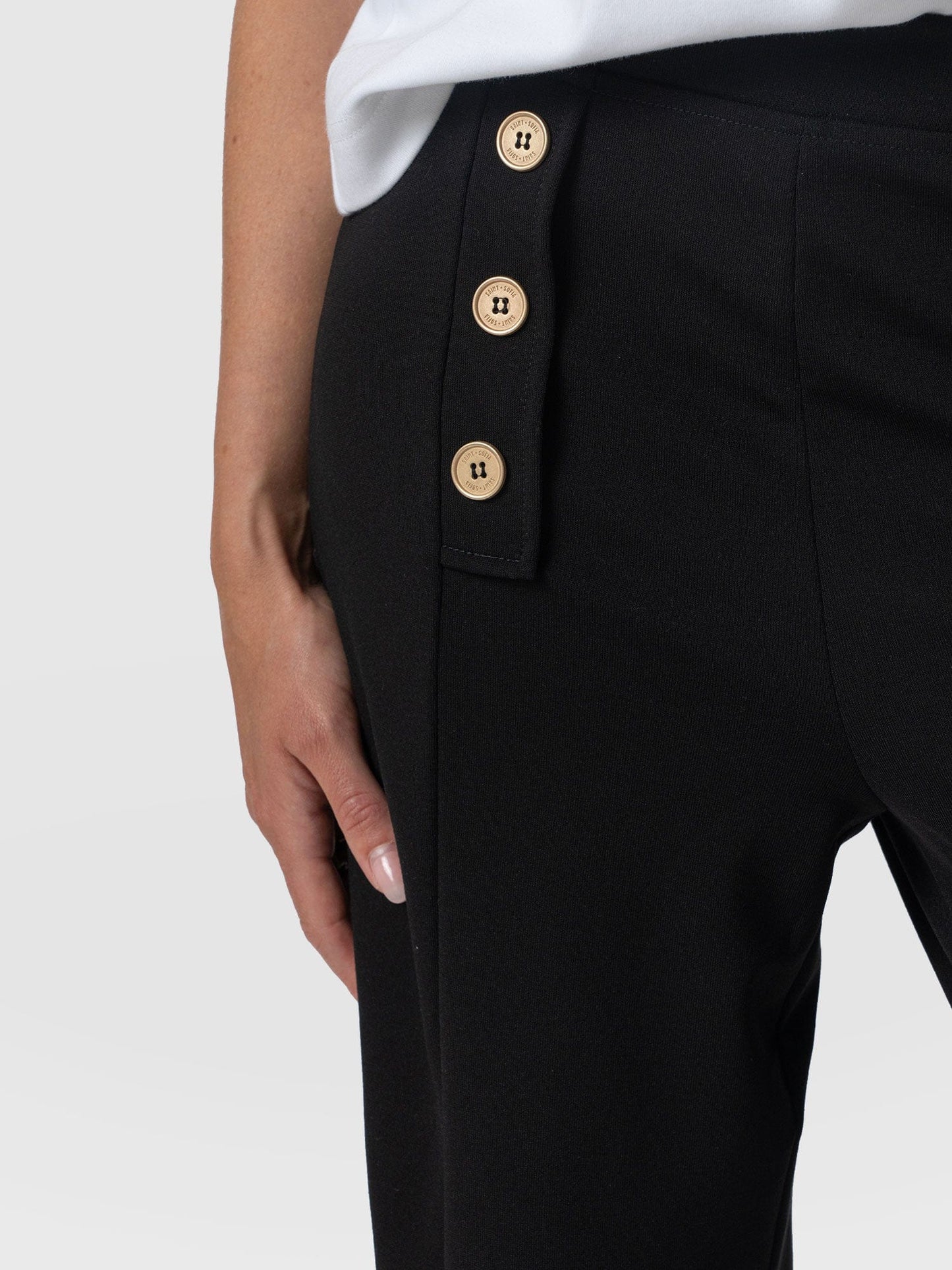 Chelsea Pant - Black Jersey