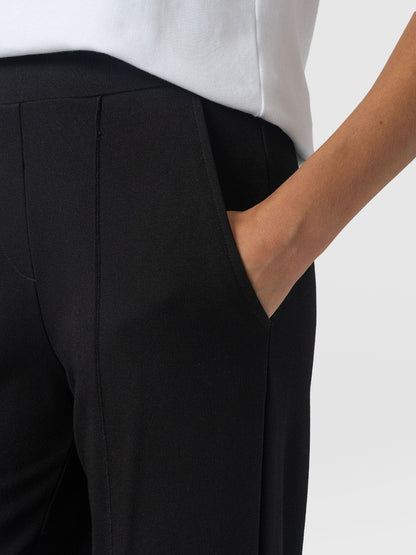 Keller Wide Leg Pant - Black