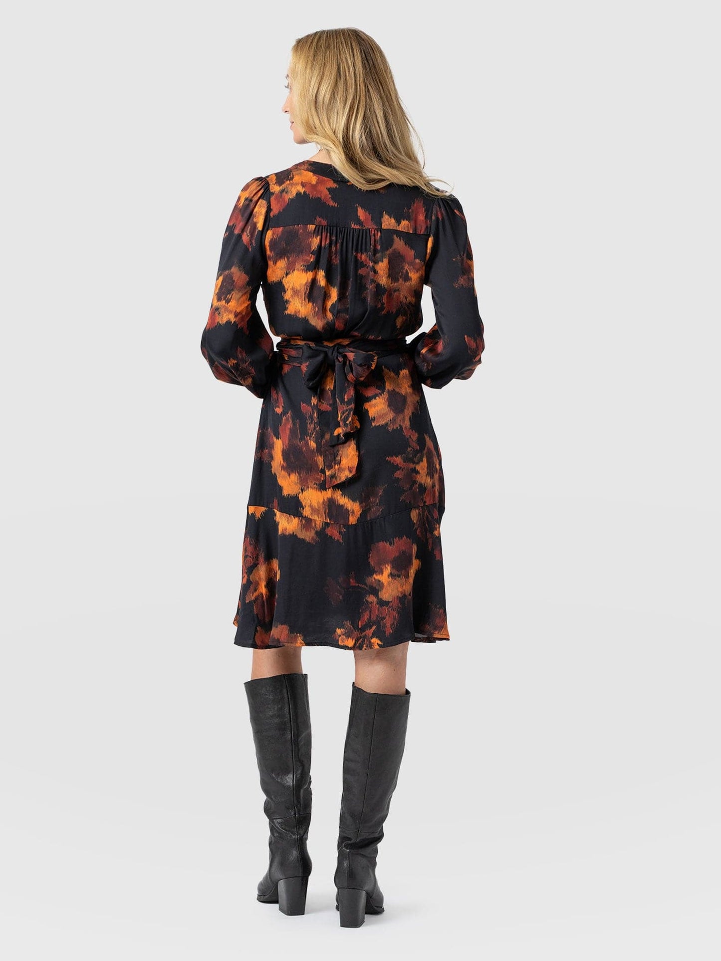 Mini Adaline Zip Up Dress - Autumn Floral