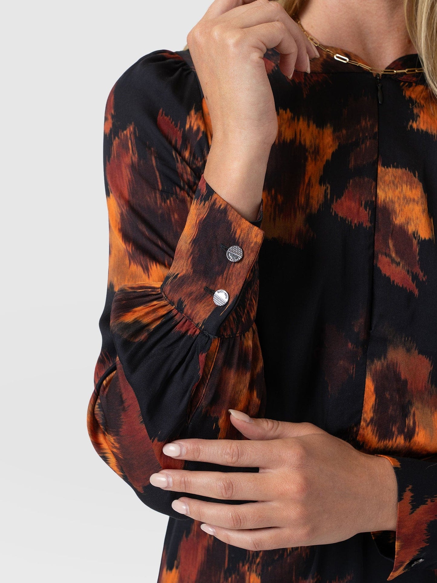 Mini Adaline Zip Up Dress - Autumn Floral