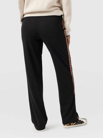 Runway Pant - Black Leopard