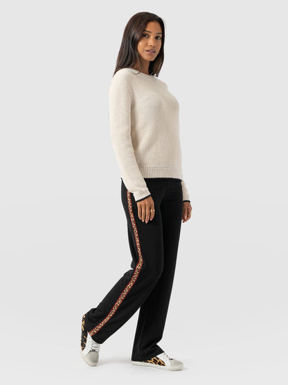 Runway Pant - Black Leopard