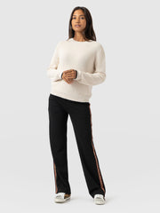 Runway Pant - Black Leopard