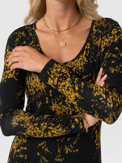 Scarlett Dress - Yellow Mimosa