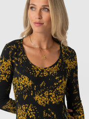 Scarlett Dress - Yellow Mimosa
